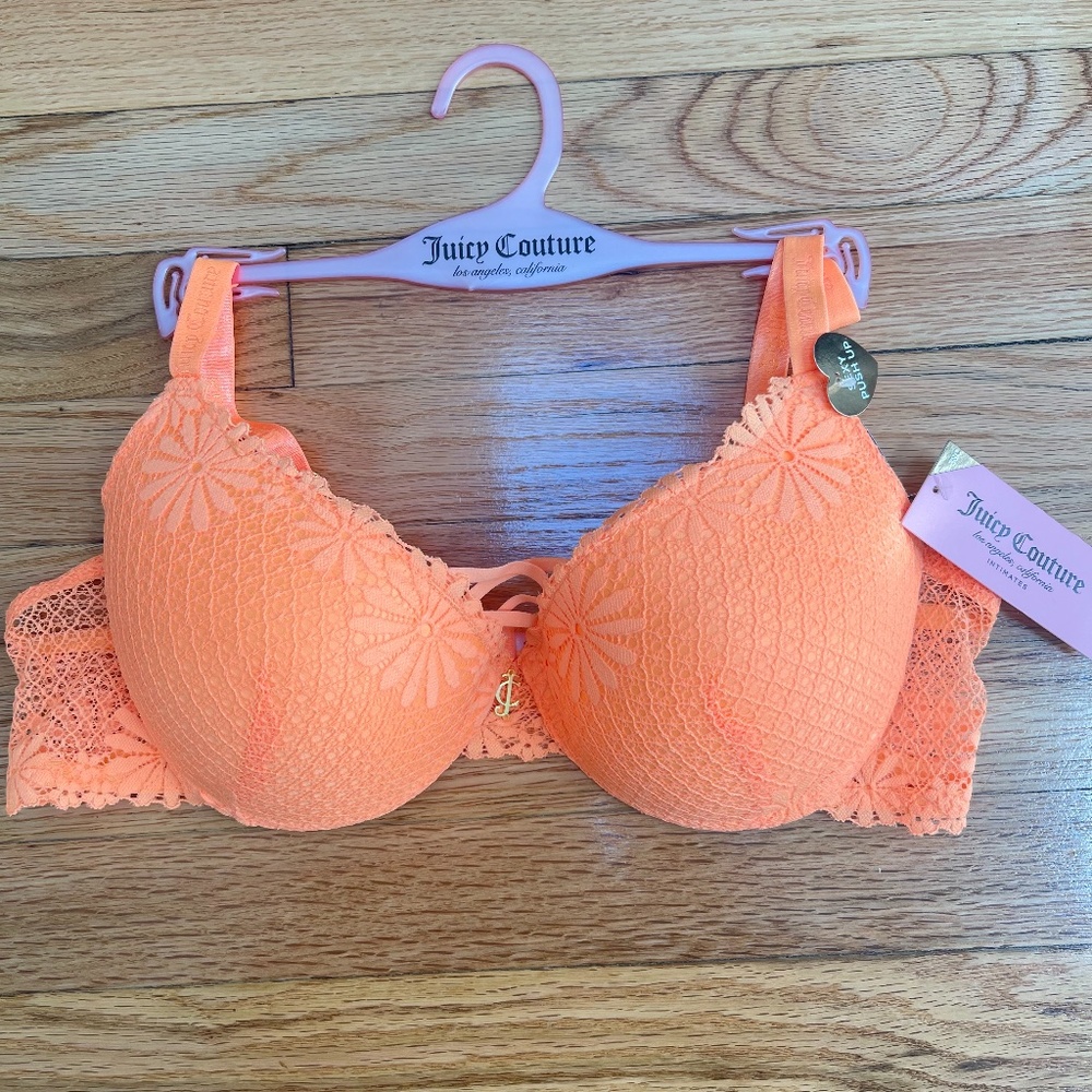 Juicy Couture Bra, Push Up Bra, Underwire Lace Bra